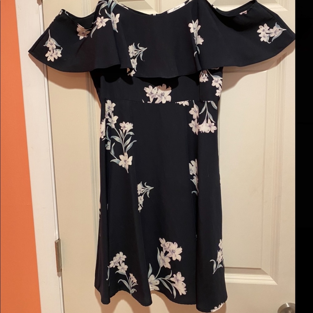 Floral Off-The-Shoulder Dress